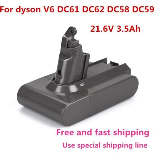 HI-Q 3.5Ah 21.6V 3500mAh Li-ion Rechargeable Battery for DYSON DC61 DC62 DC72 DC58 DC59 965874-02 V6 Vacuum Cleaner