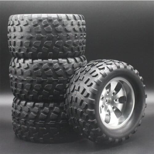 4pcs Alloy Metal Wheel Rims 125MM Bigfoot tires 1:10 RC Car Off-Road Bigfoot Truck HSP HPI FS 94111 94108 94188 88035