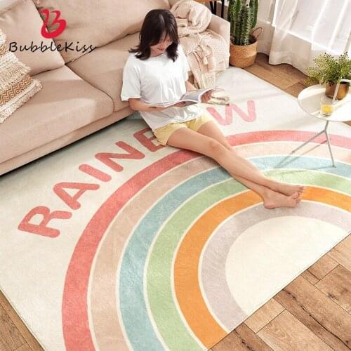 Bubble Kiss Simple Style Rug Home Decor Carpets For Living Room Lambswool Children Crawling Mat Carpet Bedroom Thicken Area Rugs