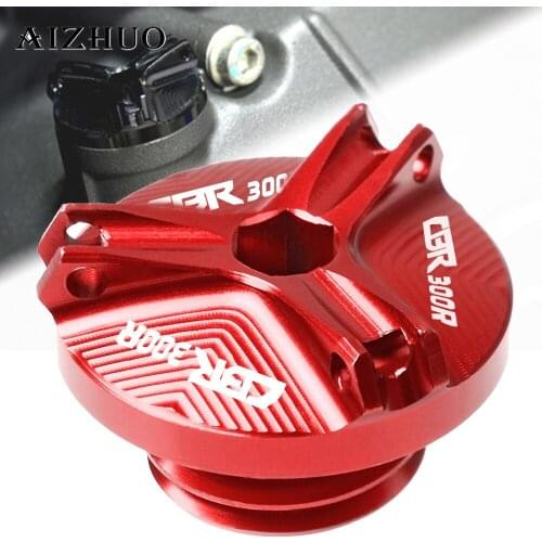 Motorcycle Engine Oil Filler Cup Cap Oil Filler Cap Plug Cover For HONDA CBR300R CB300F CB300FA 2014-2018 2015 2016 2017 CB 300F