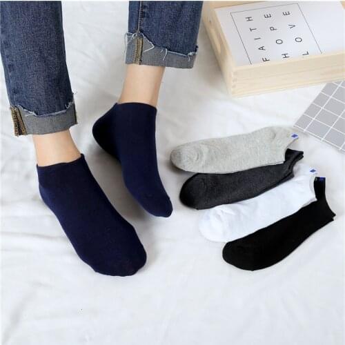 Fashion Womens Socks Short Female Low Cut Ankle Socks For Women Ladies Black And White Socks Man Short Chaussette Femme Summer