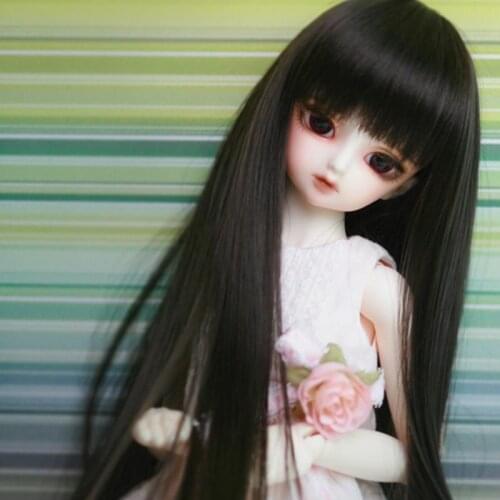 1/31/41/6 1/8 Bjd Wig High Temperature Long Straight Bjd Wig MSD SD For BJD Doll Many Colors Can Be Choose