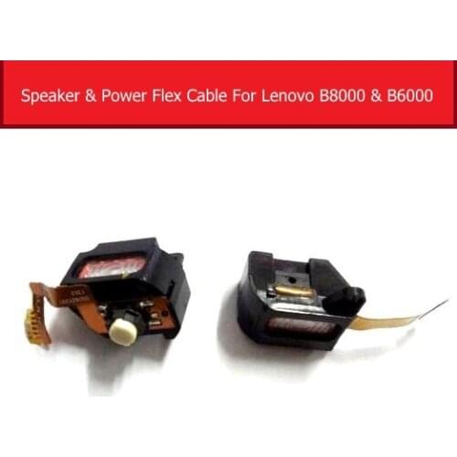 Genuine Loud speaker with power flex cable For Lenovo yoga 8 10 b8000 b6000 Ringer Buzzer Loudspeaker flex cable Replacement