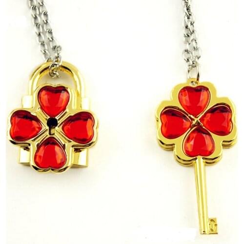 Shugo Chara anime cartoon Lovers necklace