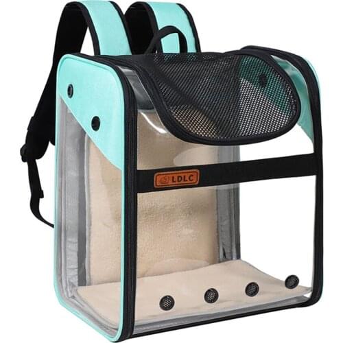 Transparent Pet Bag Large Space Dog Bag Cat Backpack Folding Cat Bag Space Capsule Out Portable Pet Box(Scalable)