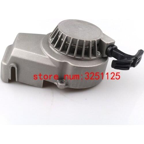 Pull Starter aluminum Mini moto Easy Recoil Pull Starter fit 2 Stroke 47cc 49cc Engine Pocket Bike Mini Moto Dirt Bike Kids