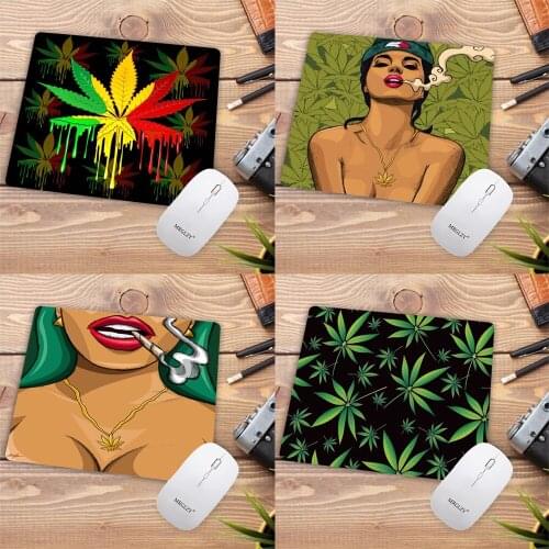 Promotion Weed Player Table Desks Best Seller Ergonomic Pad Mini Pc Gaming Keyboard Laptop Custom Ink Pad Anti-slip Mouse Pad
