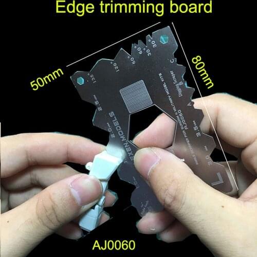 AJ0060 Gundam Mecha C Side DIY Strong Hand Standing Edge Trimming Plate Model Building Tools