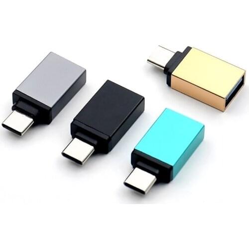 USB3.0 Converter Type C Male To USB 3.0 Female OTG Data Sync Adapter for Huawei Phone Macbook Metal Head Adapter