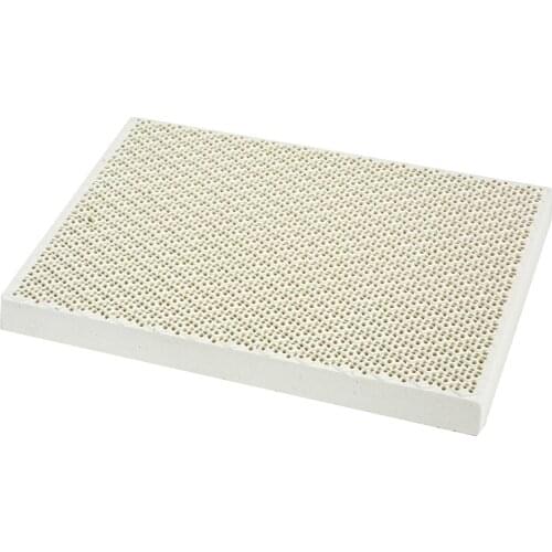 1pc Ceramic Soldering Board Honeycomb Heating Proof Board for Gas Stove Head 135*95*13mm