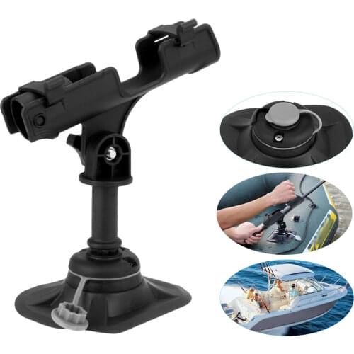 1 Pc Plastic Heavy Duty Boat Fishing Rod Rack Mount 360 Degree Adjustable Kayak Support Pole Stand Bracket Marine Yachts Boats