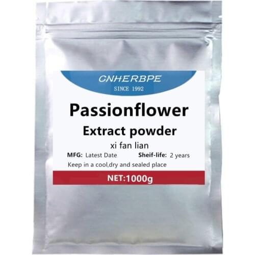 50-1000g Natural High Quality Passionflower Extract Powder,Xi Fan Lian, Stop Pain Sedative Medicine,Natural Sleep Aids