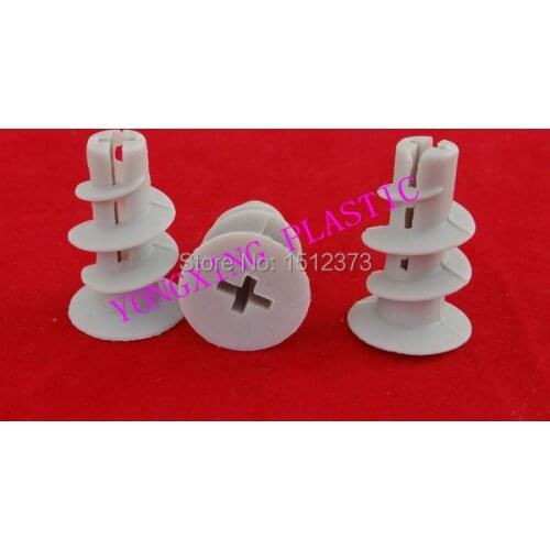 50PCS/Bag fast plastic anchor expand nail with screw 14*22