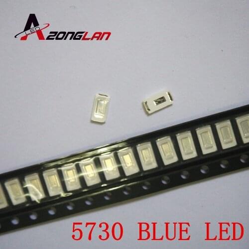5730/5630 4000PCS SMD Blue LED Light Emitting Diode SMD LED 5730 blue Surface Mount Led 460-470NM 3.0-3.6V Ultra Birght Led