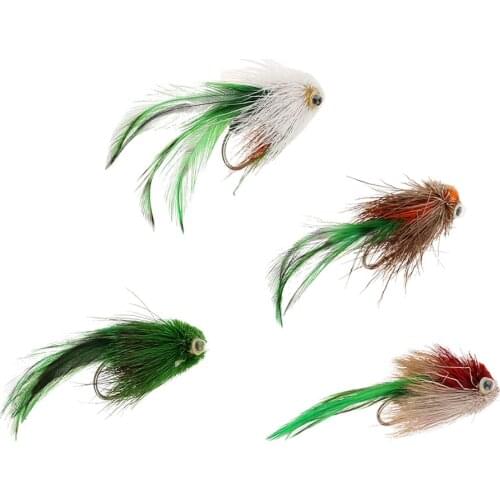 7cm Bass Fly Assortment Fishing Flies Hook Bass Bug Popper Flies Sea Fishing Fishing Hooks Tackle