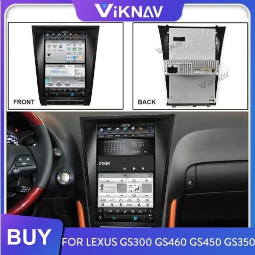 Car radio for Lexus GS300 GS460 GS450 GS350 2005-2010 2011 android auto stereo multimedia player GPS navigation head unit