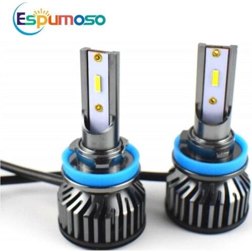 Car Headlamp H1 H4 H7 LED 72W 8000LM F2 LED H11 H7 H8 H3 9004 9007 H13 Hi-Low Beam Auto Head Lamp Driving Fog Bulb 6500K 12V