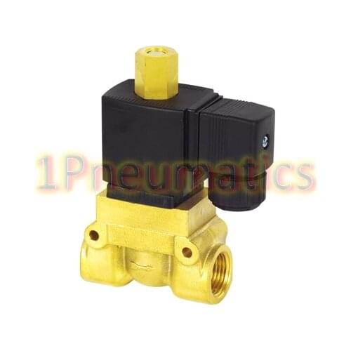 Free Shipping Normally Open 1/2'' High Pressure Solenoid Valve High Temperature PTFE DC12V,D24V,AC110V or AC220V JT5231015K