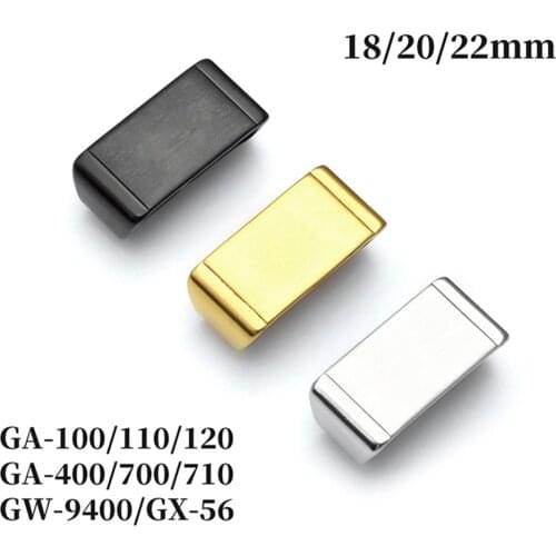 18mm 20mm 22mm 24mm Stainless Steel Watch Band Buckle Loop Hoop Holder Ring Accessories for GA-110 GD-100 DW-5600 GG-1000 GA2100