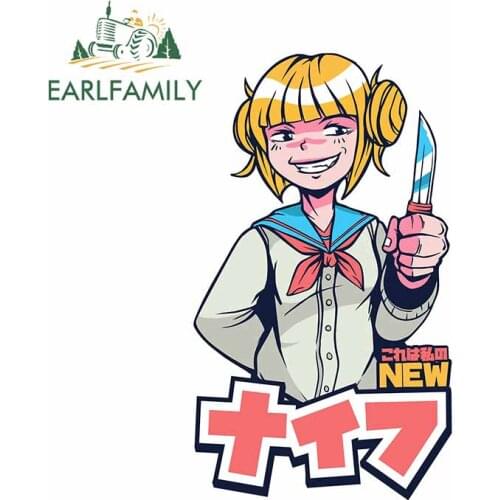 EARLFAMILY 13cm x 7.7cm for Mein Neues Messer Silhouette Decal Personality Windows Creative Car Stickers Laptop Camper Graphics