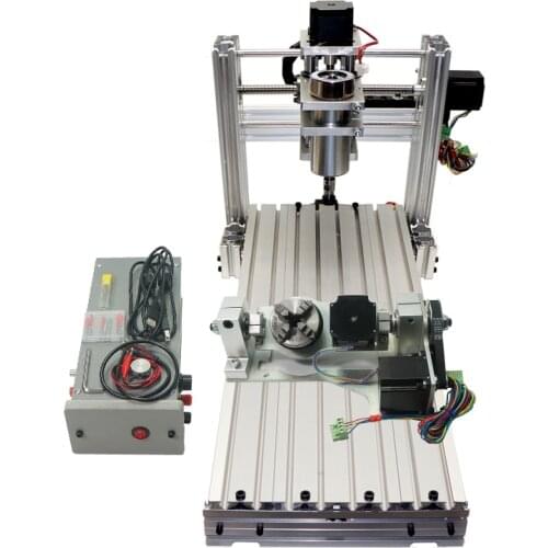 NEW 6020 Metal DIY CNC Router Milling Machine USB CNC with 400w Spindle Wood Carving Machine