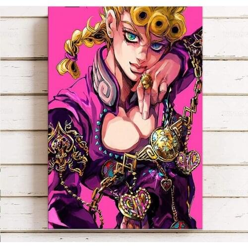 Canvas Painting Anime Poster Jojos Bizarre Adventure JoJo Retro Poster Wall Decor Wall Art Picture Room Decor Home Decor