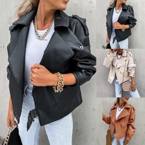 MUQGEW Women's Leather Jackets