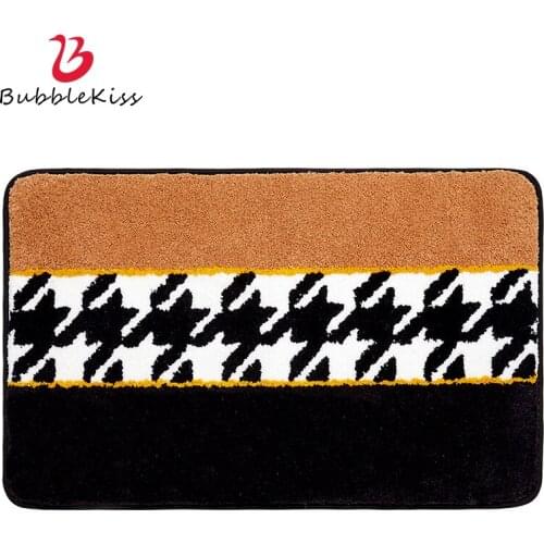 Bubble Kiss Nordic Style Soft Flocking Design Rugs and Carpets for Home Living Room Water Absorption Bathroom Kitchen Decor Mats