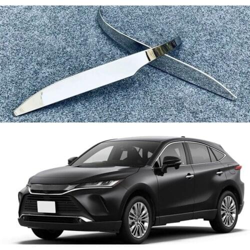 ABS Chrome Side Mirror Cover Trim Rearview Mirror Trim For Toyota Harrier Venza 2020 2021 Car Styling Exterior Accessories