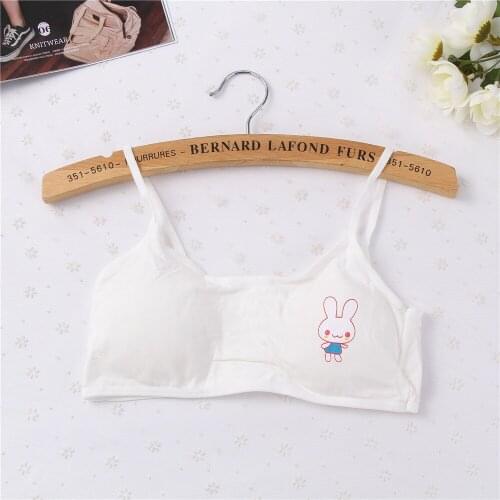 Teenage Underwear For Girl Children Girl Cutton Cartoon Wireless Young Girl Bra For Kids And Teens Puberty Clothes