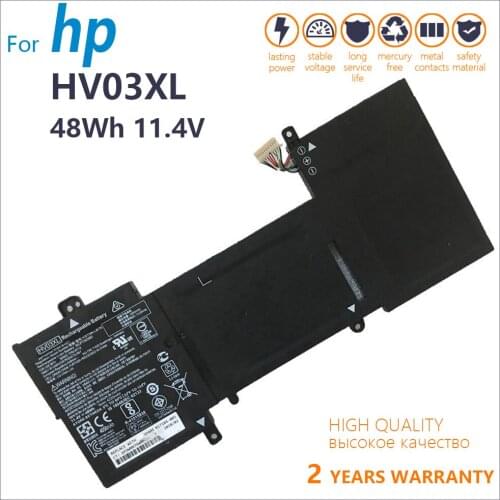 100% New Genuine HV03XL Laptop Battery For HP X360 310 G2 HSTNN-LB7B TPN-W112 818418-421 817184-005 11.4V 48WH Original Batteria