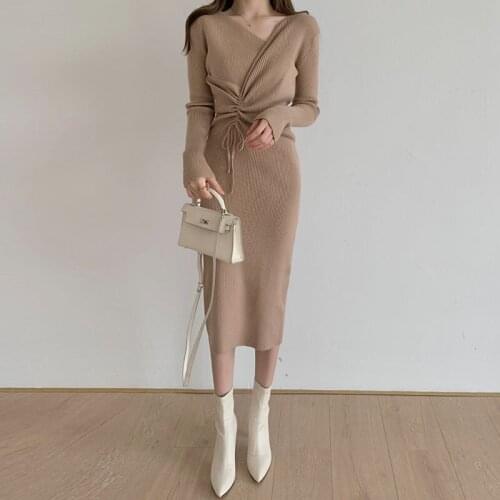 OIMG Fashionable Knitted Dresses