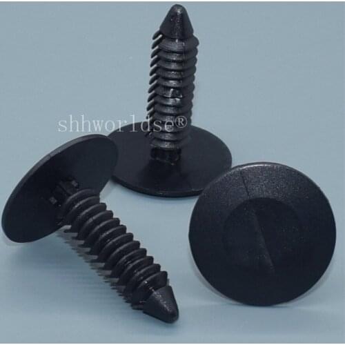 Shhworldsea 100PCS Splash Shield & Wheel Well Cover Retainer 1988-On Hood Seal Retainer for GM 1989-On 22547243 Fastener Clip