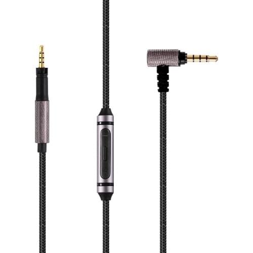 OFC Replacement Braided Cable Extension Cord for Sennheiser HD4.40 HD 4.40 BT HD4.50 HD 4.50 BTNC HD4.30i HD4.30G Headphones