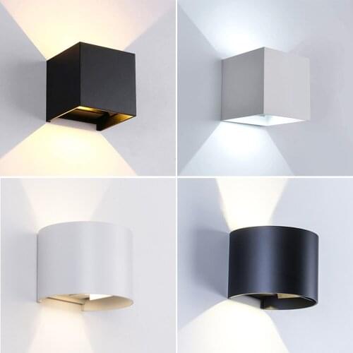 12W LED Wall Lamp Indoor Aluminum Lights Lighting for Living Room Bedroom Bedside Light Sconce Bathroom Stair Porch Home Decor