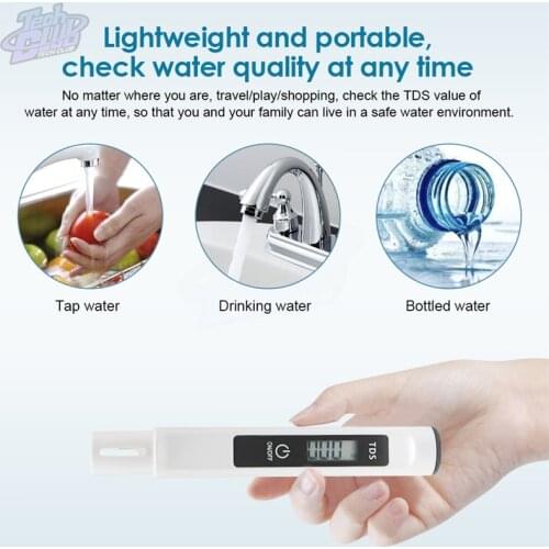 TDS-M3 Multifunctional Portable Water Purity Temperature Meter Tester One-button Test Water Pen 3V Water Quality Detector