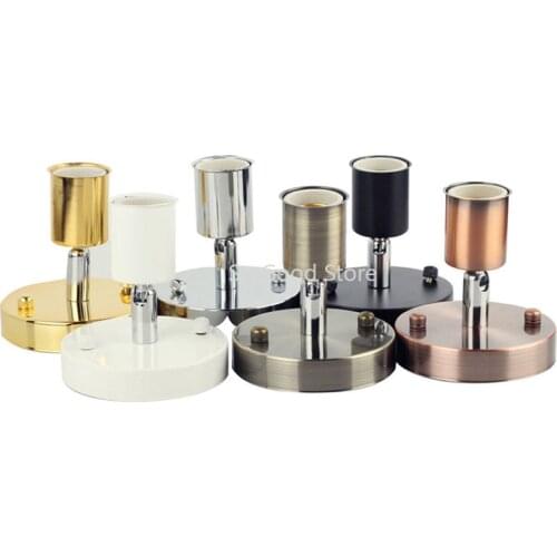 Universal 180 Degree Turn Lamp Holder High Temperature Resistant Ceramic Lamp Base E27 Light Sockets Lighting Base