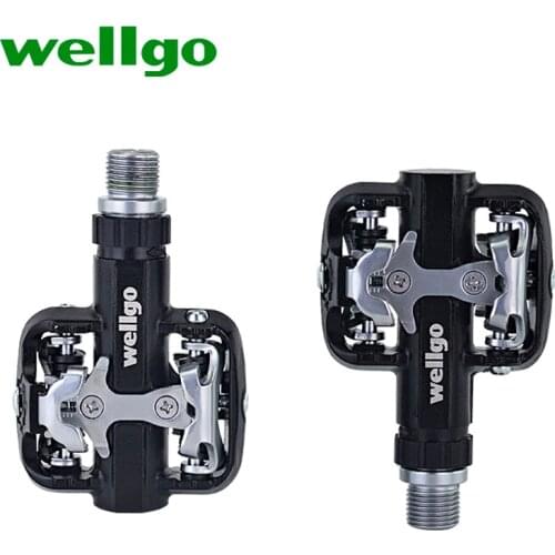 Wellgo WM001 Pedal Self-Locking Clipless Magnesium Alloy MTB Bike Bicycle Pedals