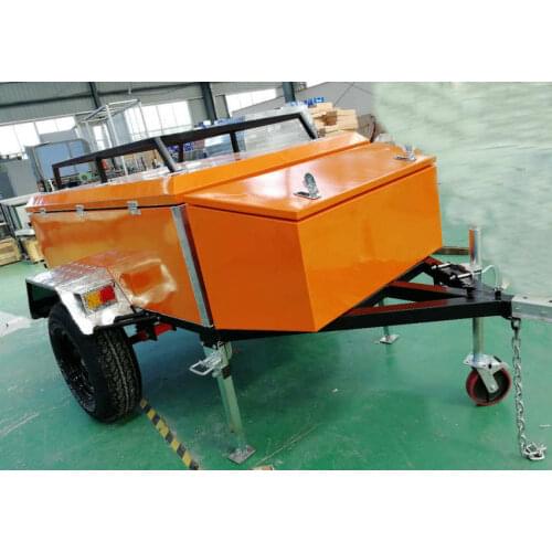 Factory made for sale Aluminum Heavy Duty Box trailer with tool box , special car truck box trailer