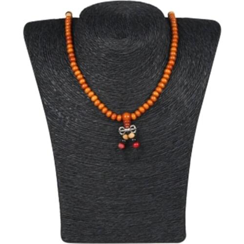 Woman Rope Mannequin Bust Jewelry Display Stand Shelf Holder Necklace Bust Stand 652B