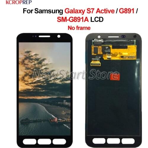 For Samsung Galaxy S7 Active G891 SM-G891A LCD Display Touch Screen Digitizer Assembly Replacement For Samsung S7 Active lcd