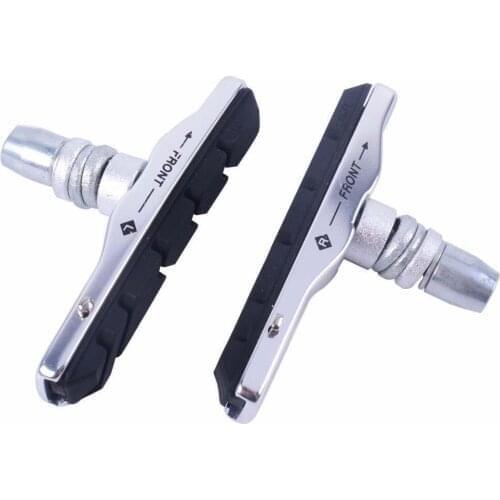 1 Pair MTB V-Brake Pads Mountain Bike Road Bicycle Cycling Braking Blocks Rubber Holders