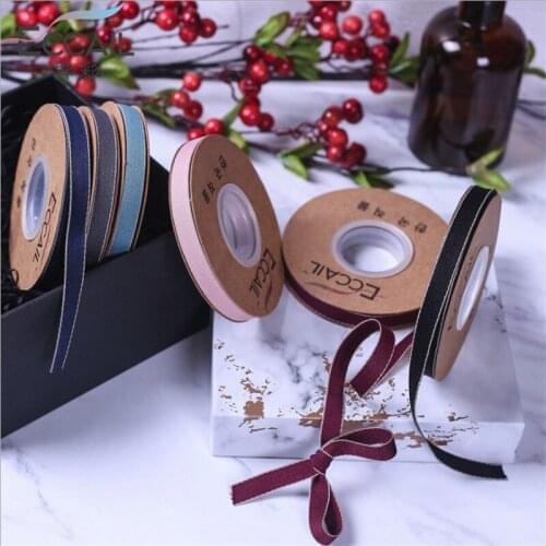10mm 100Yard Double-colored ribbon DIY bow hairdress bouquet packaging ribbon dress gift box decorative polyester ribbon