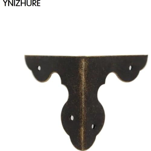 50pcs 33*33mm table corner brackets Box Accessories antique lace wrap angle two side corners wrap angle corner parcel half angle