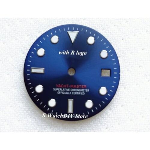 Watch accessories substitute Green Water Ghost surface plate GMT literal yacht dial watch repair Modification Surface