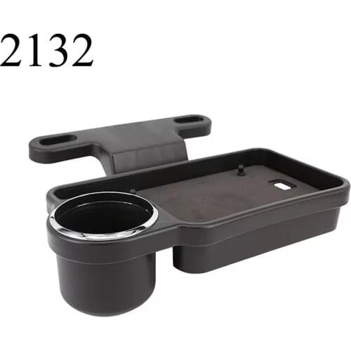 Car Multi-functional Tray Dining Table Water Cup Beverage Rack Seat Back Plate Storage Box