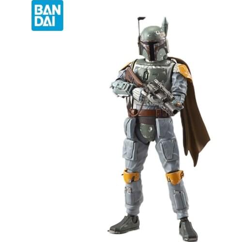 BANDAI Star Wars Mandalorian Boba Fett Scale The Most Notorious Bounty Hunter In Galaxy Imperial Army Action Figure Kids Toys
