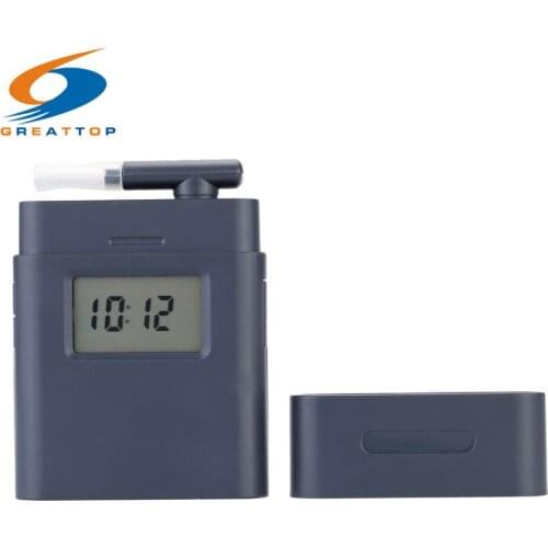 Free shipping 360 Degree Rotating Mouthpiece Accurate Breath Alcohol Tester Digital Alcohol Tester