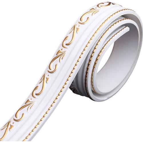 5M Decorative line Self-adhesive TV Background Border Soft Strip Mirror Edge Wall Sticker Living Room Bedroom Home Decor Decal