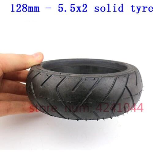 Fastwheel F0 rear wheel solid tire 5.5X2 inch explosion proof tire for Jackhot carbon fiber scooter Fastwheel F0 electric scoote